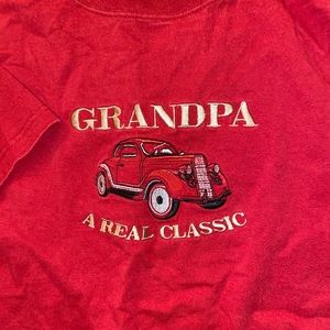 vintage grandpa car tee